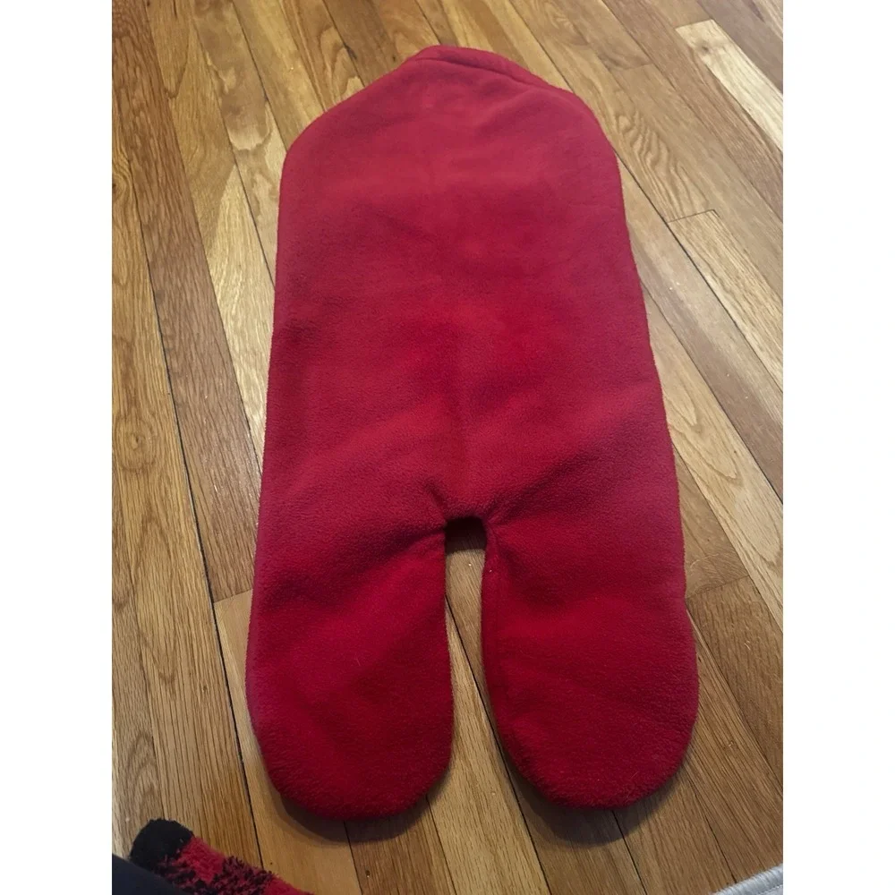 Vintage LL Bean Baby Bag Red Sleeping Sack Newborn Size‎ Polar Plus zip USA Made
